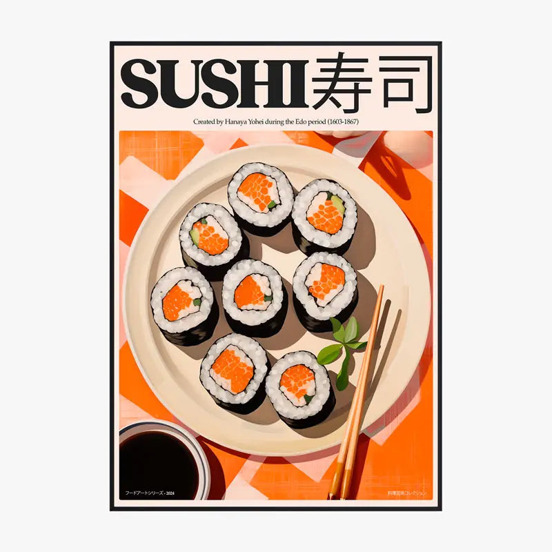 Affiche Et Tableau Cuisine Sushi