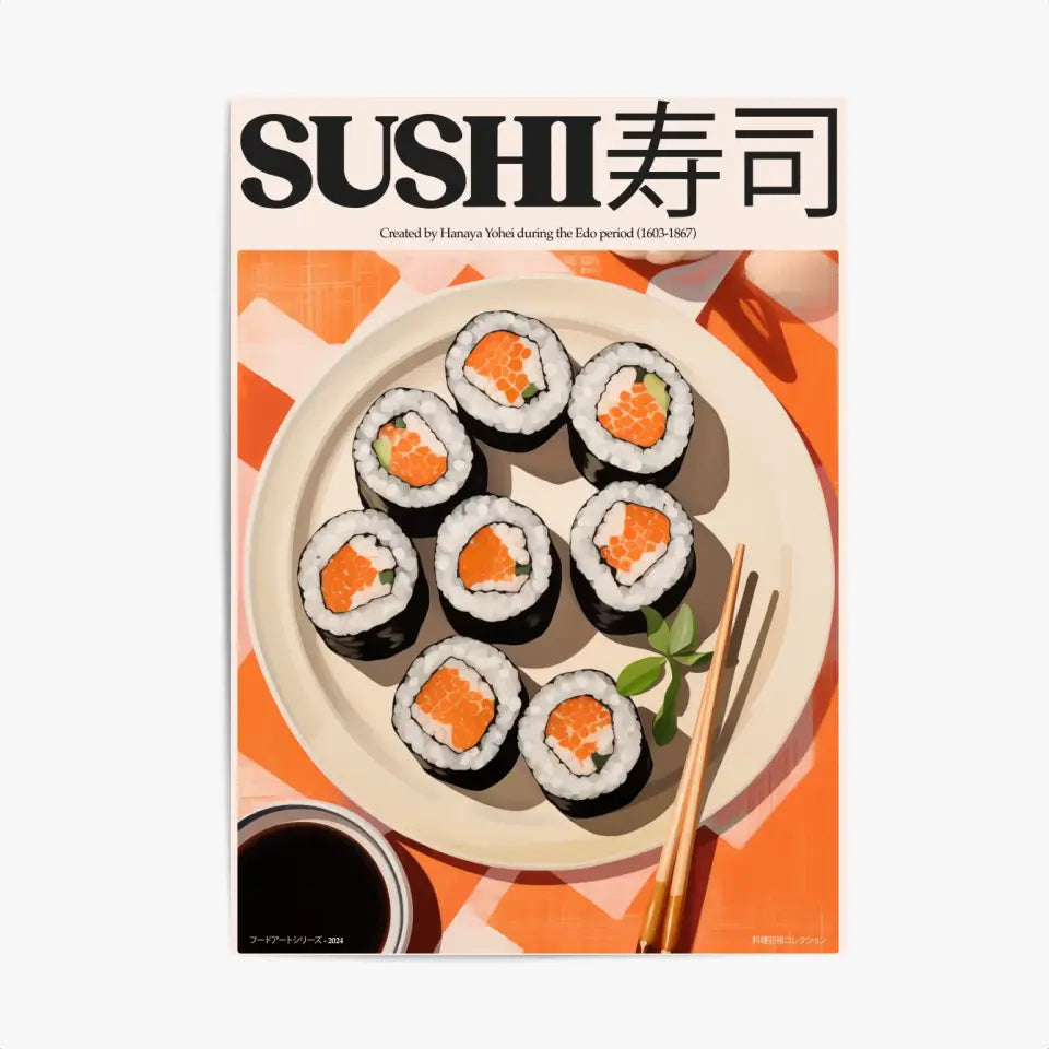 Affiche Et Tableau Cuisine Sushi