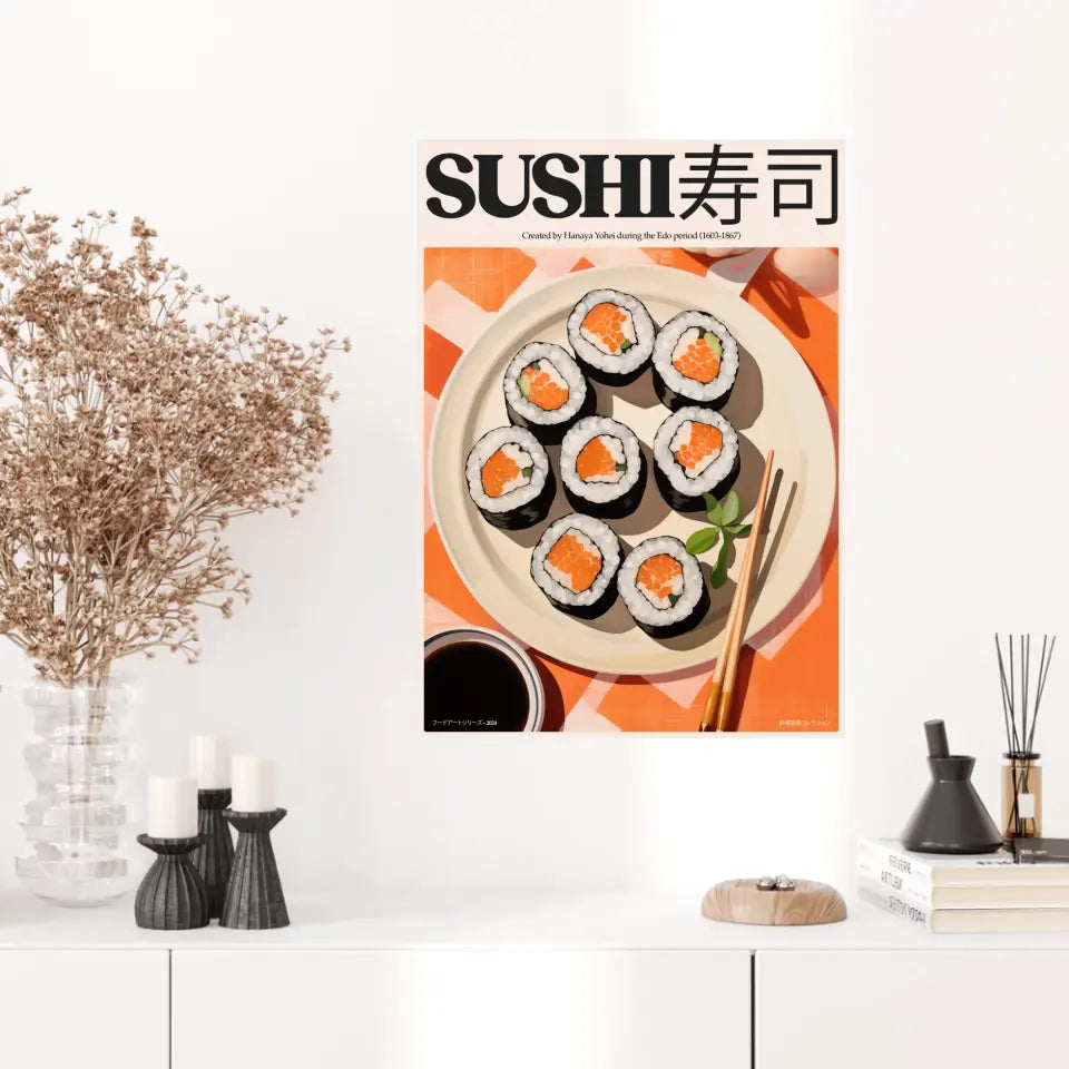 Affiche Et Tableau Cuisine Sushi