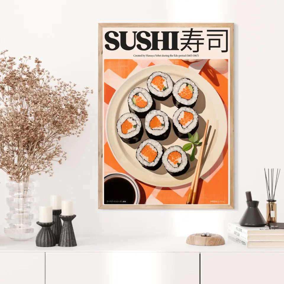 Affiche Et Tableau Cuisine Sushi