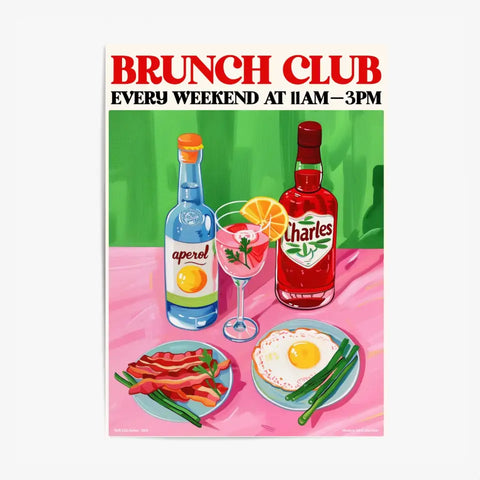 Affiche Et Tableau Cuisine Brunch Club