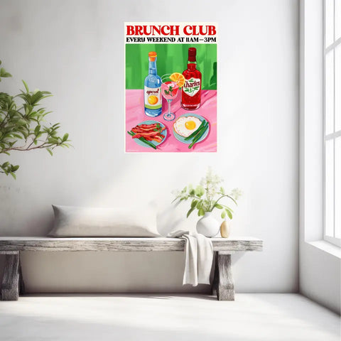 Affiche Et Tableau Cuisine Brunch Club