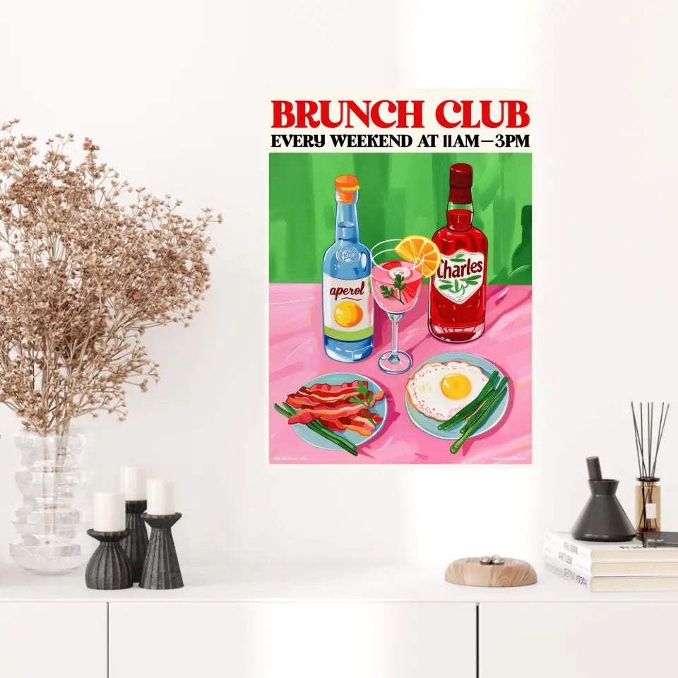 Affiche Et Tableau Cuisine Brunch Club