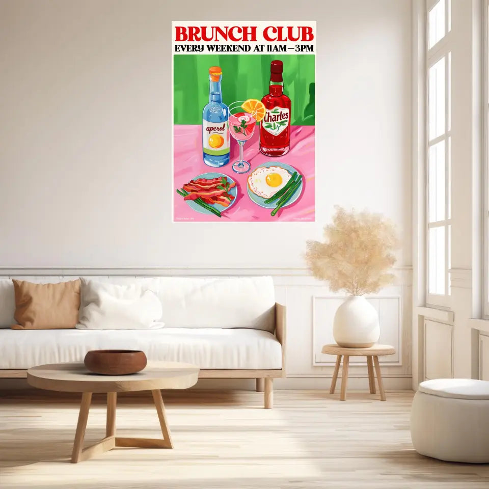 Affiche Et Tableau Cuisine Brunch Club