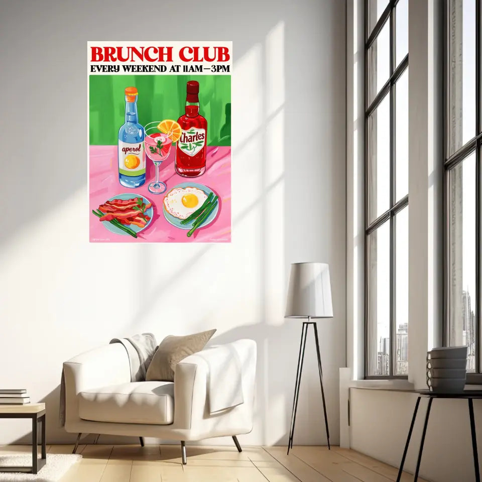 Affiche Et Tableau Cuisine Brunch Club