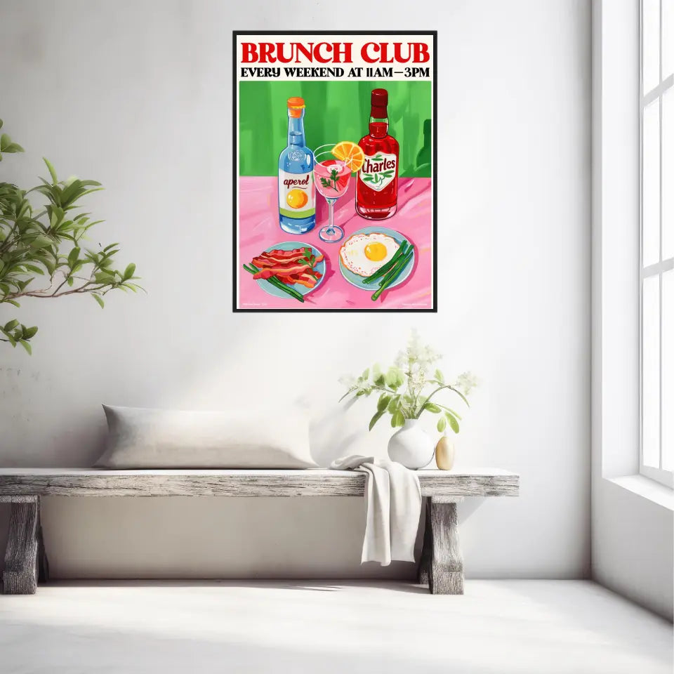 Affiche Et Tableau Cuisine Brunch Club