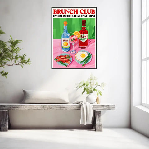 Affiche Et Tableau Cuisine Brunch Club