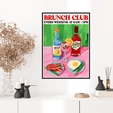 Affiche Et Tableau Cuisine Brunch Club