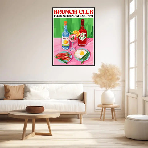 Affiche Et Tableau Cuisine Brunch Club