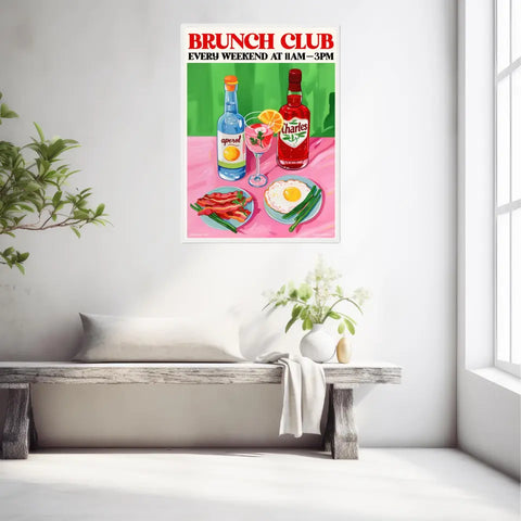 Affiche Et Tableau Cuisine Brunch Club