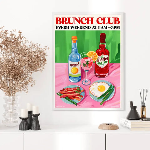 Affiche Et Tableau Cuisine Brunch Club