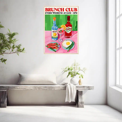 Affiche Et Tableau Cuisine Brunch Club