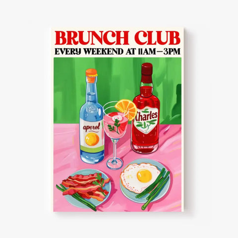 Affiche Et Tableau Cuisine Brunch Club