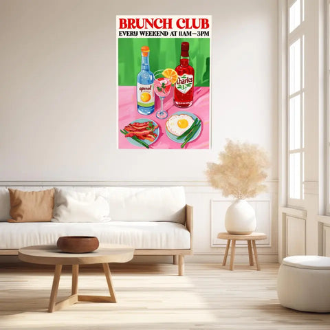 Affiche Et Tableau Cuisine Brunch Club