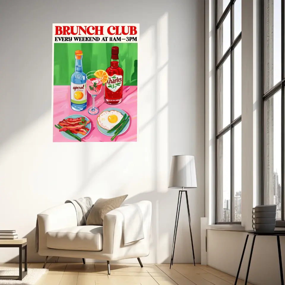 Affiche Et Tableau Cuisine Brunch Club