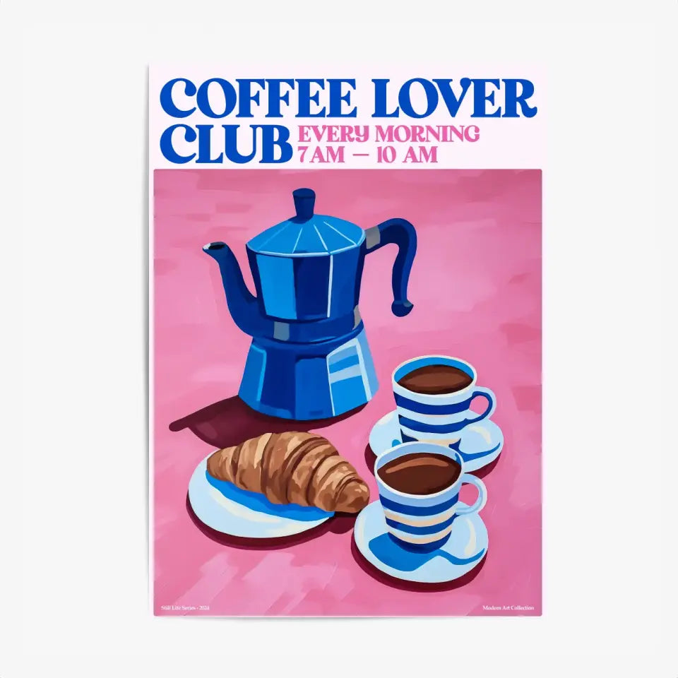 Affiche Et Tableau Cuisine Coffee Lover Club