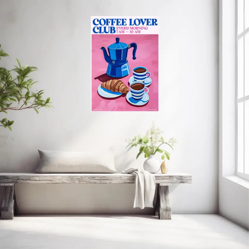 Affiche Et Tableau Cuisine Coffee Lover Club