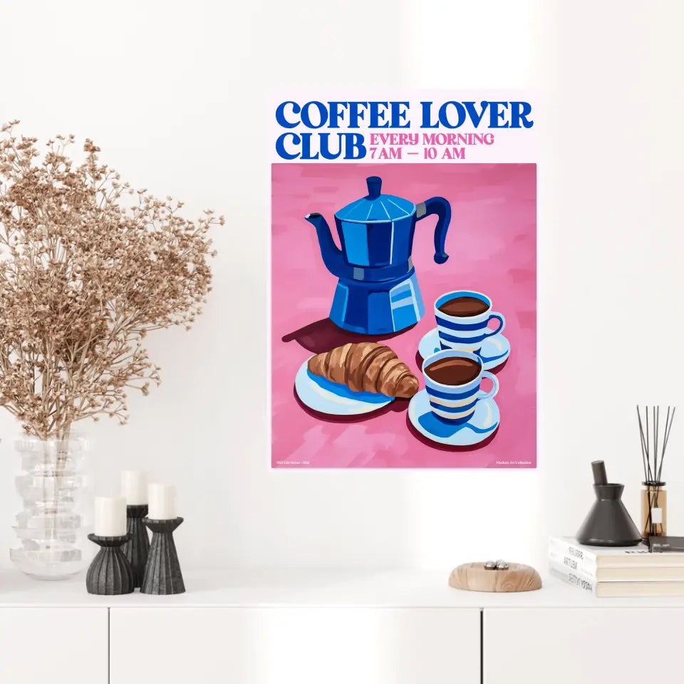 Affiche Et Tableau Cuisine Coffee Lover Club