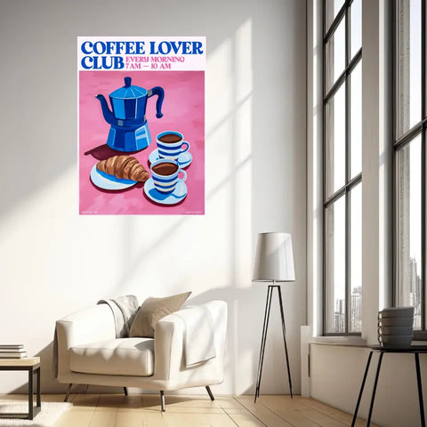 Affiche Et Tableau Cuisine Coffee Lover Club