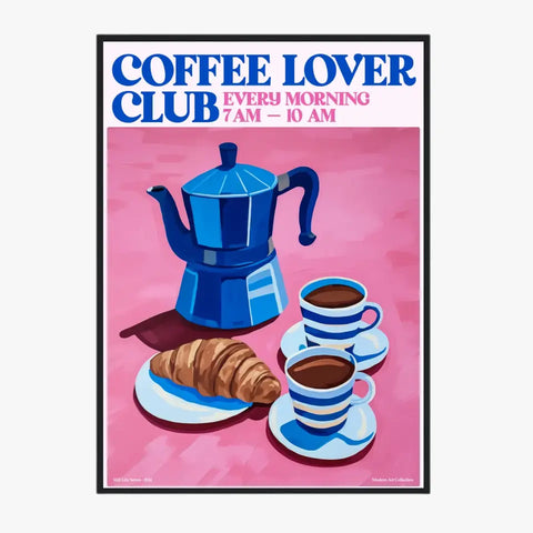 Affiche Et Tableau Cuisine Coffee Lover Club