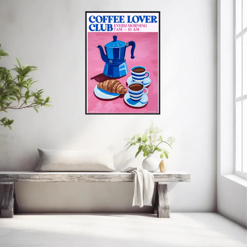 Affiche Et Tableau Cuisine Coffee Lover Club