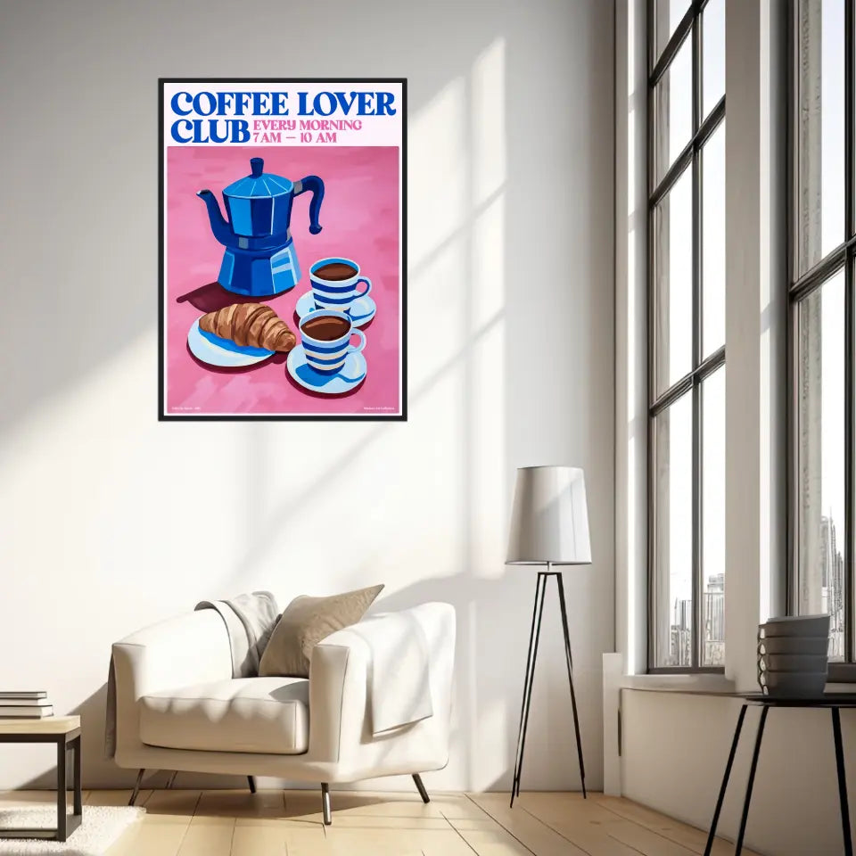 Affiche Et Tableau Cuisine Coffee Lover Club