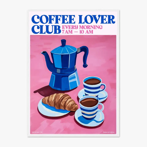 Affiche Et Tableau Cuisine Coffee Lover Club