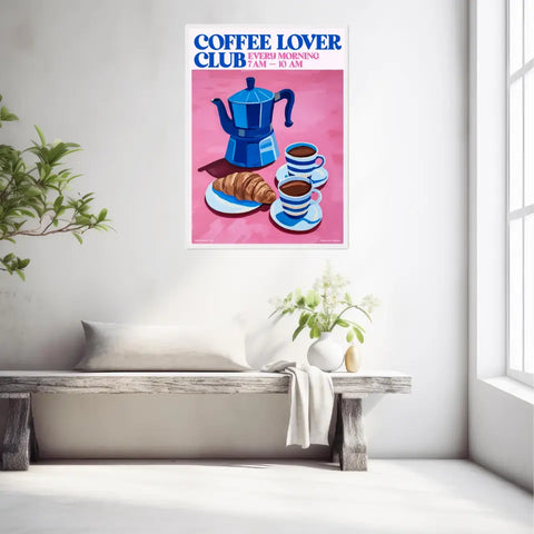 Affiche Et Tableau Cuisine Coffee Lover Club