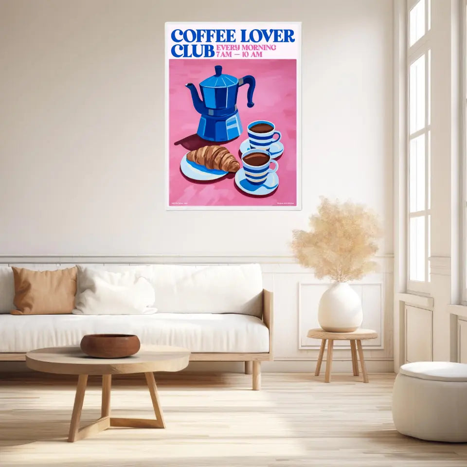 Affiche Et Tableau Cuisine Coffee Lover Club