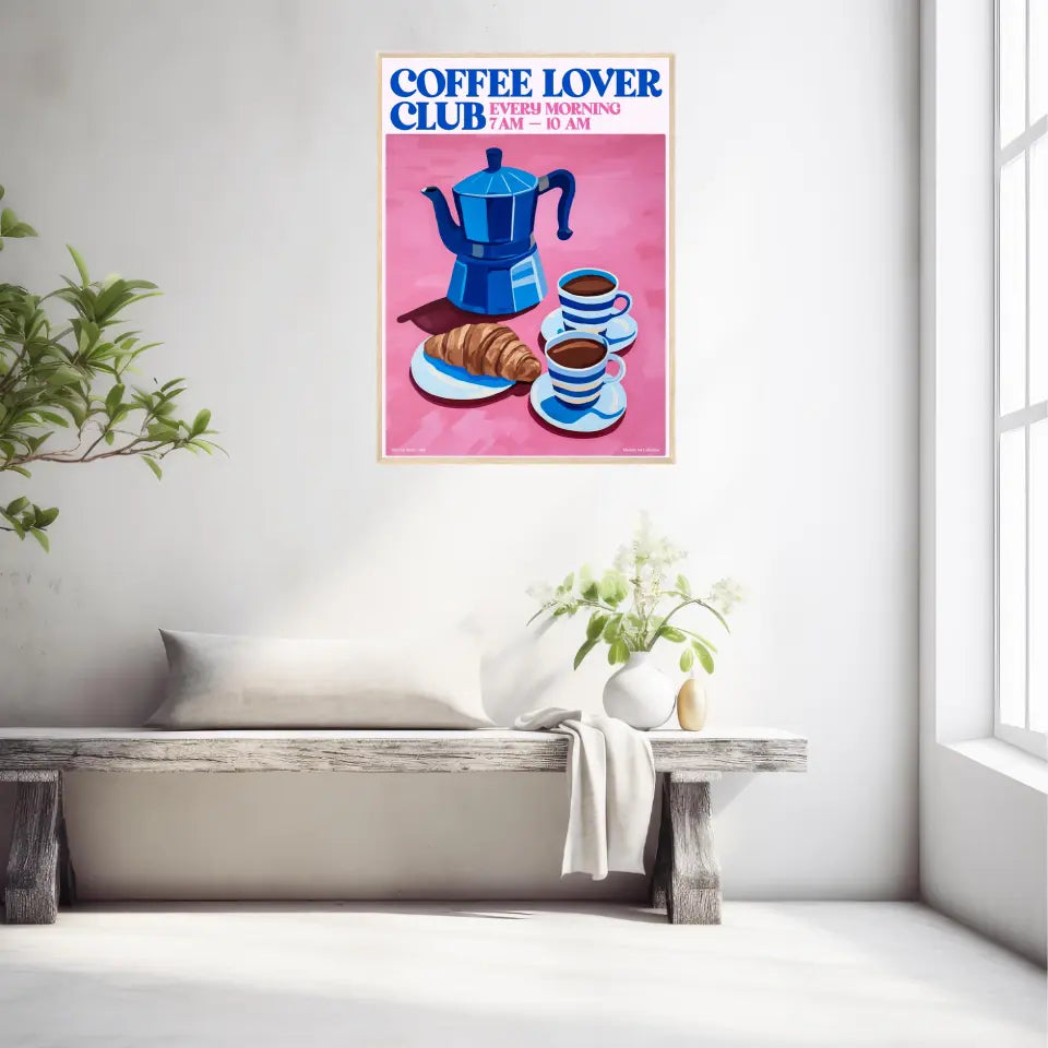 Affiche Et Tableau Cuisine Coffee Lover Club