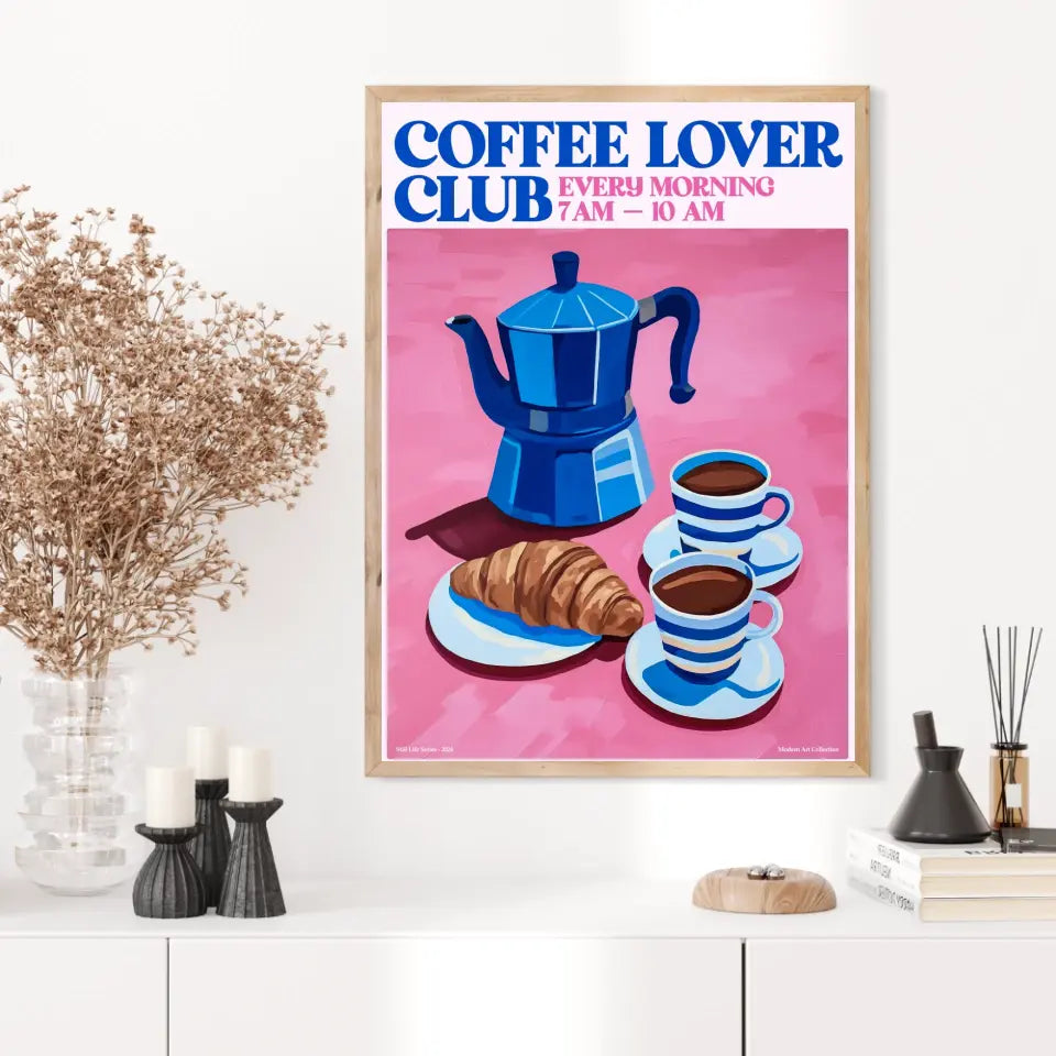 Affiche Et Tableau Cuisine Coffee Lover Club