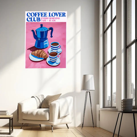 Affiche Et Tableau Cuisine Coffee Lover Club