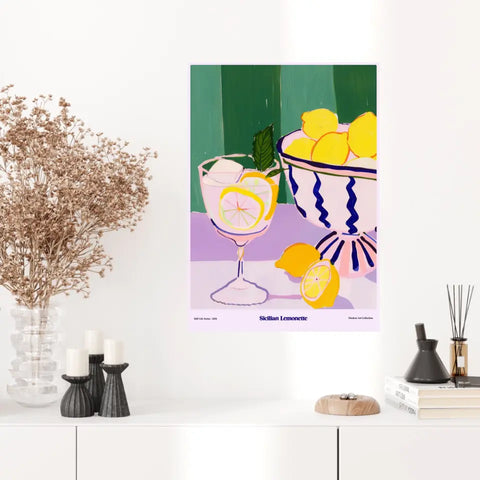 Affiche Et Tableau Cuisine Sicilian Lemonette