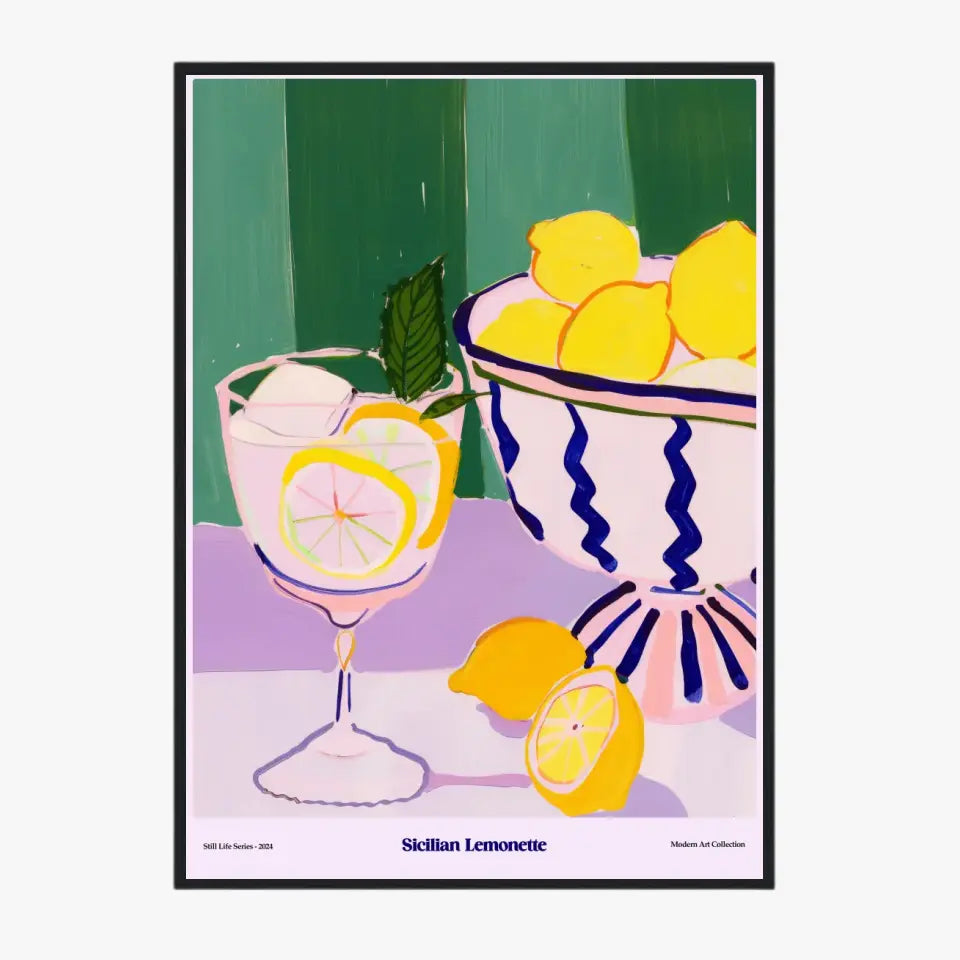 Affiche Et Tableau Cuisine Sicilian Lemonette