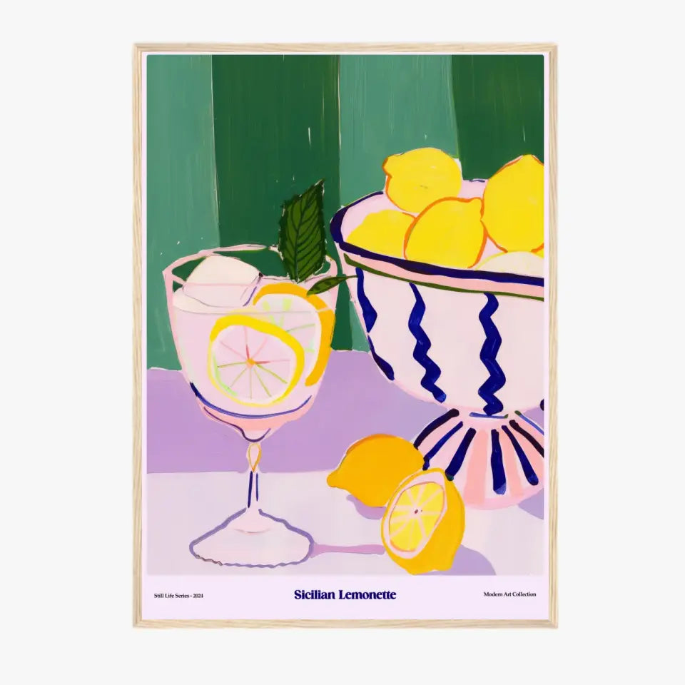 Affiche Et Tableau Cuisine Sicilian Lemonette