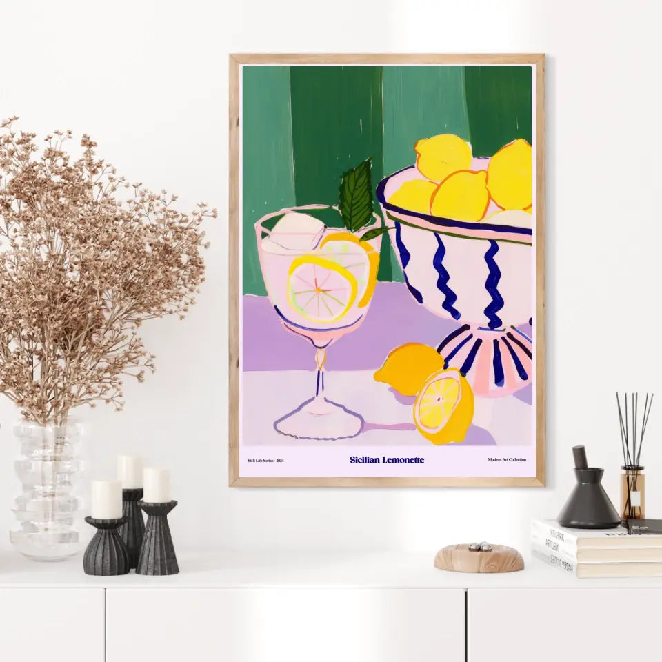 Affiche Et Tableau Cuisine Sicilian Lemonette