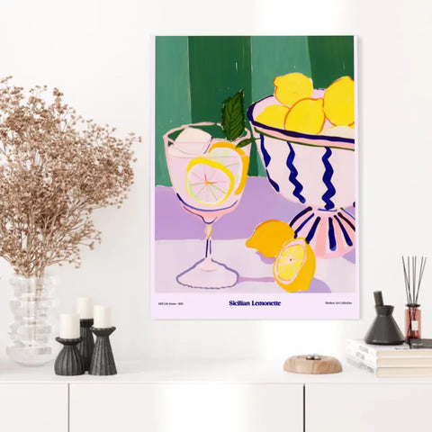 Affiche Et Tableau Cuisine Sicilian Lemonette