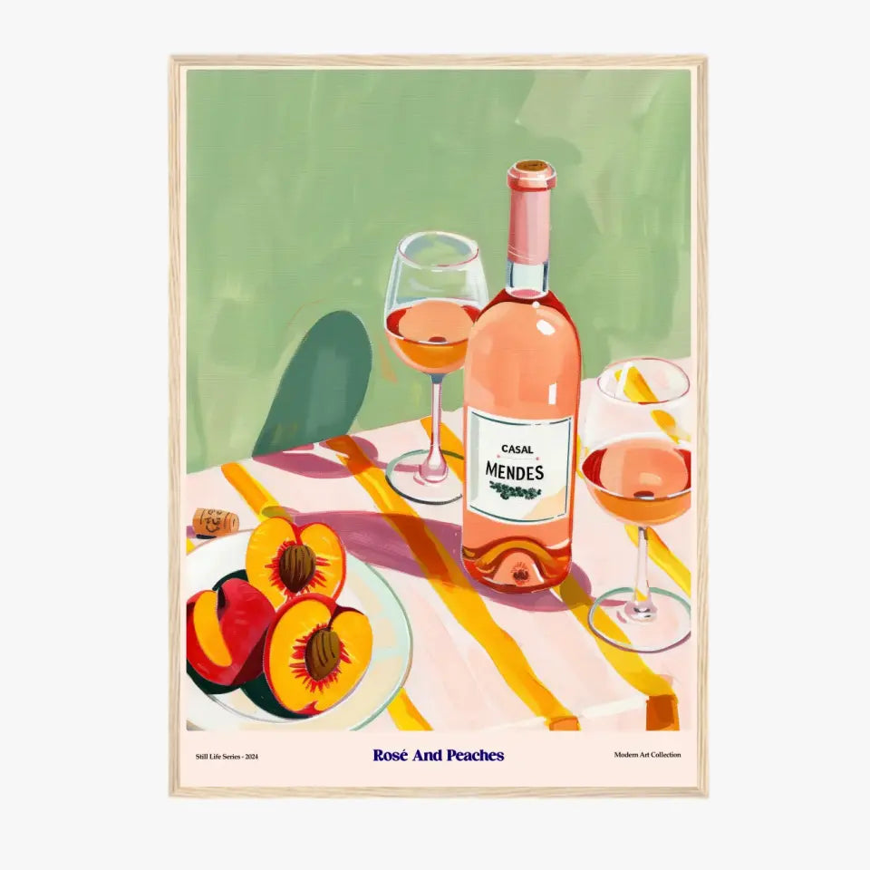 Affiche Et Tableau Cuisine Rosé And Peaches