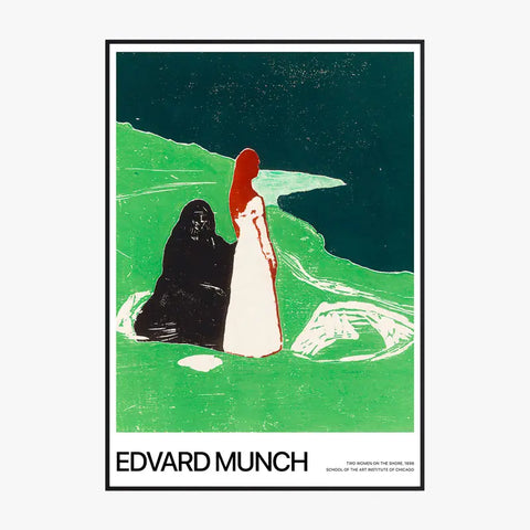 Affiche Et Tableau Edvard Munch Two Women On The Shore