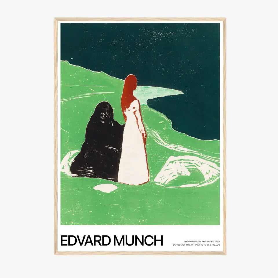 Affiche Et Tableau Edvard Munch Two Women On The Shore