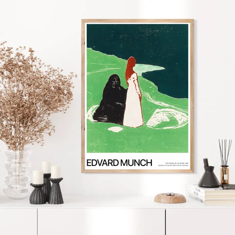 Affiche Et Tableau Edvard Munch Two Women On The Shore