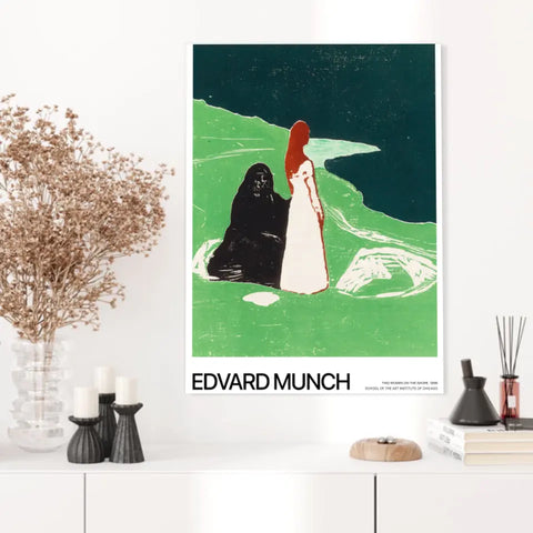 Affiche Et Tableau Edvard Munch Two Women On The Shore