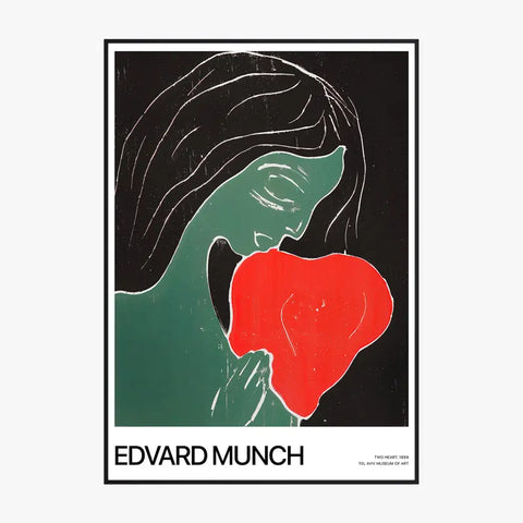 Affiche Et Tableau Edvard Munch Two Heart