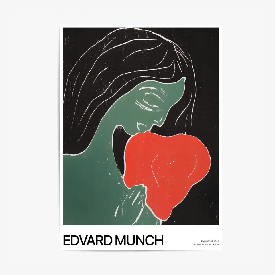 Affiche Et Tableau Edvard Munch Two Heart