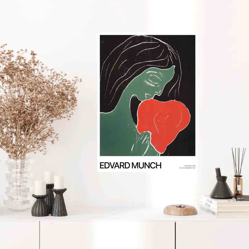 Affiche Et Tableau Edvard Munch Two Heart