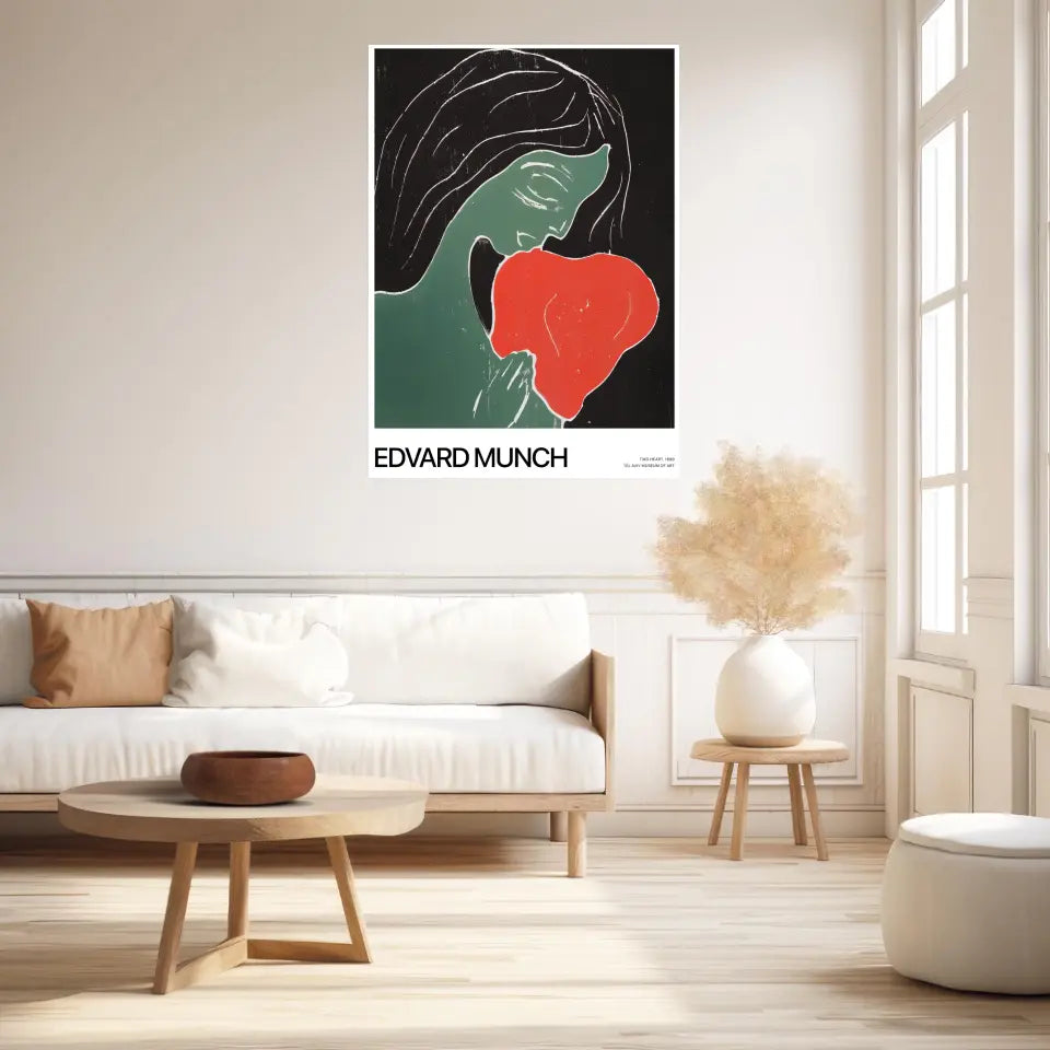 Affiche Et Tableau Edvard Munch Two Heart