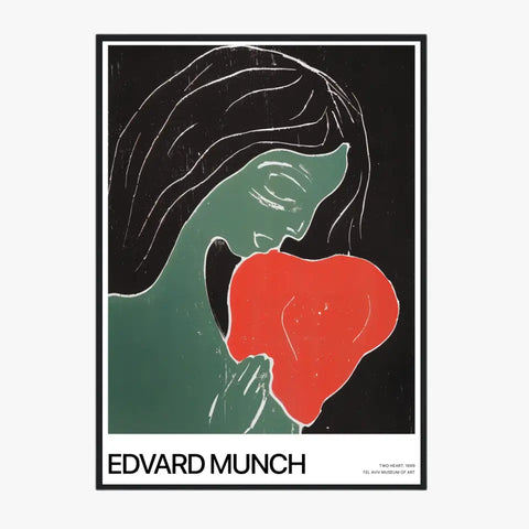 Affiche Et Tableau Edvard Munch Two Heart