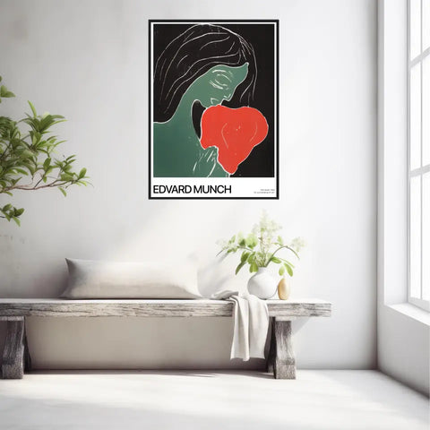 Affiche Et Tableau Edvard Munch Two Heart