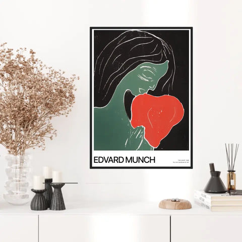 Affiche Et Tableau Edvard Munch Two Heart