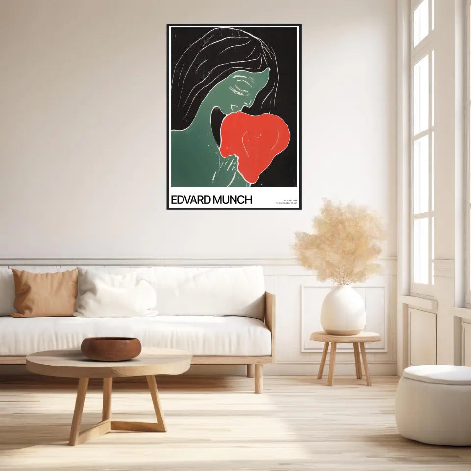 Affiche Et Tableau Edvard Munch Two Heart